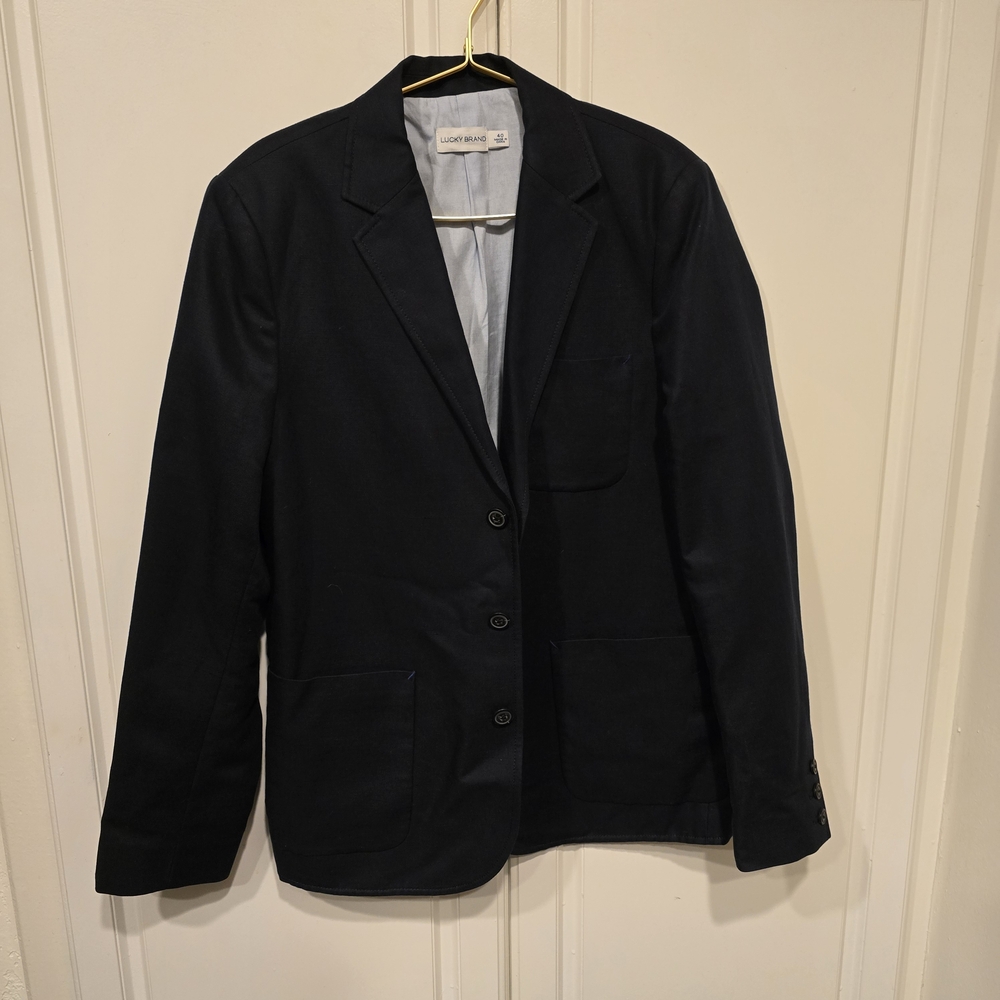 Lucky Brand Navy Blazer Jacket